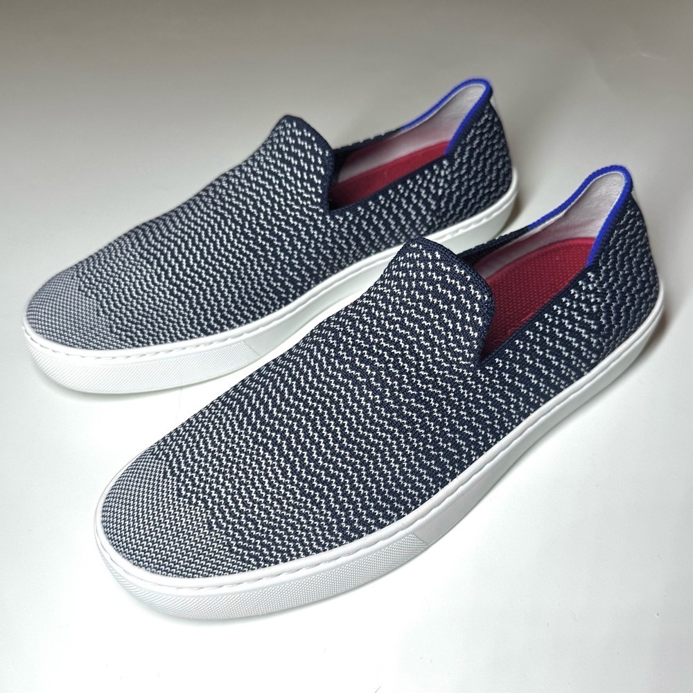 Rothy’s Women’s Maritime Gradient Sneakers Shoes Slip On Navy Red White Size- 10